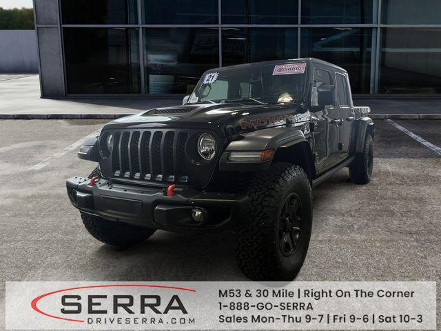 Black Clearcoat 2021 Jeep Gladiator Mojave Crew Cab 4WD Pickup Truck Four-Wheel Drive Automatic
