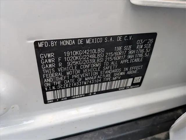 2026 Honda HR-V 2WD LX