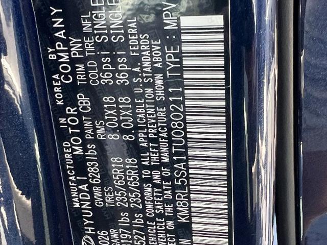 2026 Hyundai Palisade Blue SEL 8P