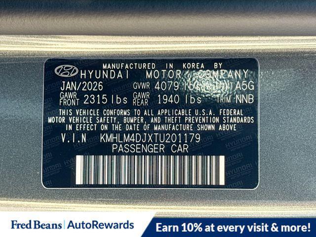 2026 Hyundai Elantra Hybrid Blue