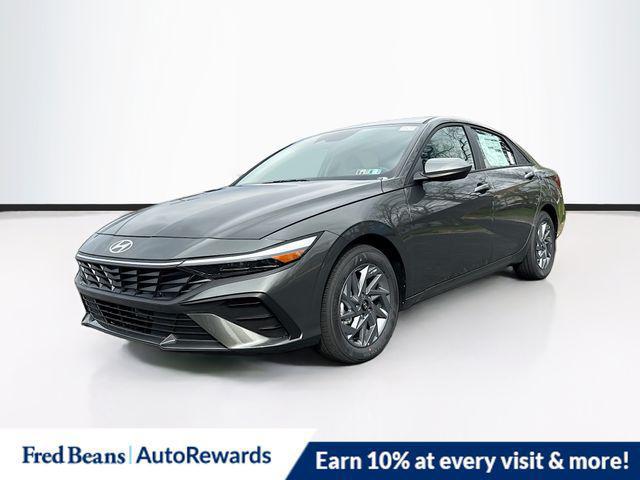 2026 Hyundai Elantra Hybrid Blue
