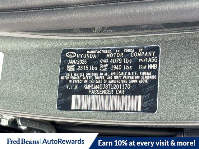 2026 Hyundai Elantra Hybrid Blue