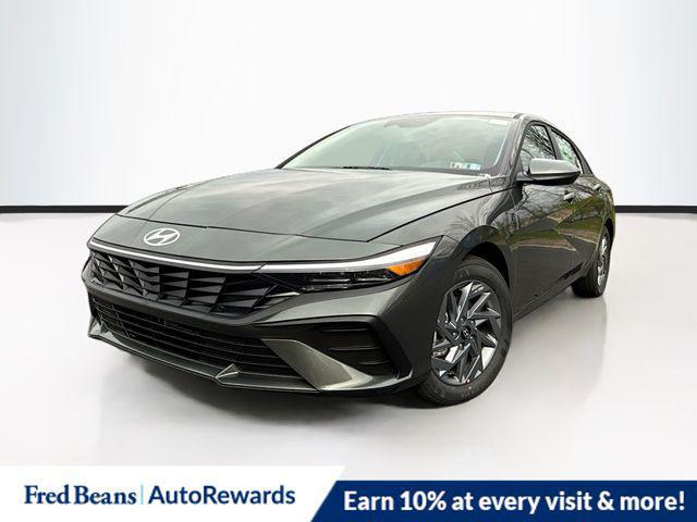 2026 Hyundai Elantra Hybrid Blue