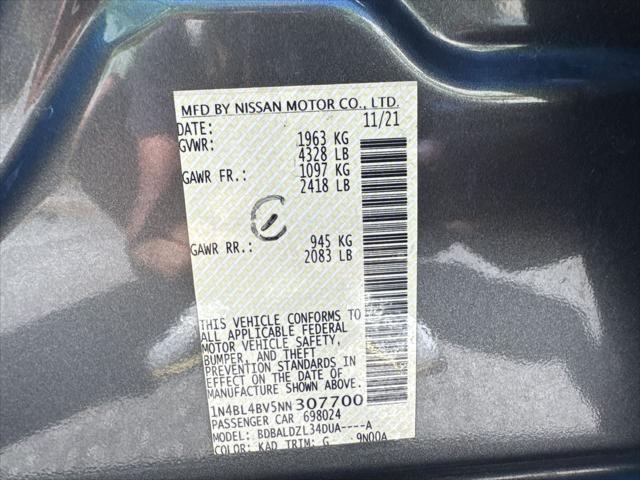 2022 Nissan Altima S FWD