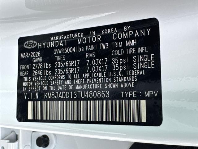 2026 Hyundai Tucson Hybrid Blue SE