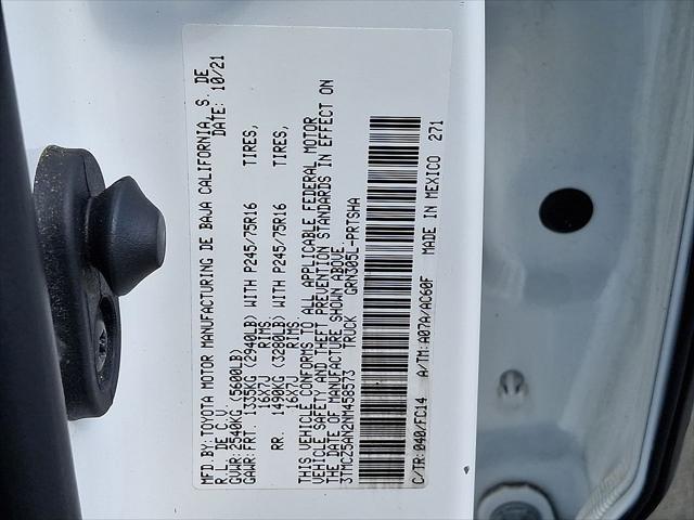 2022 Toyota Tacoma SR5 V6