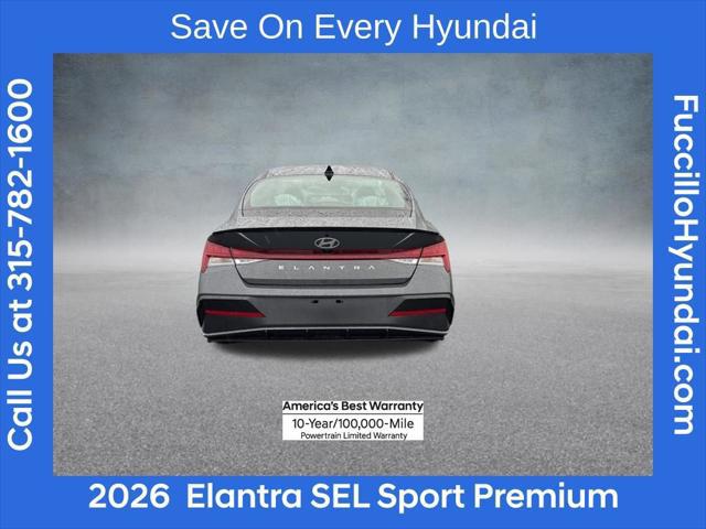 2026 Hyundai Elantra SEL Sport Premium