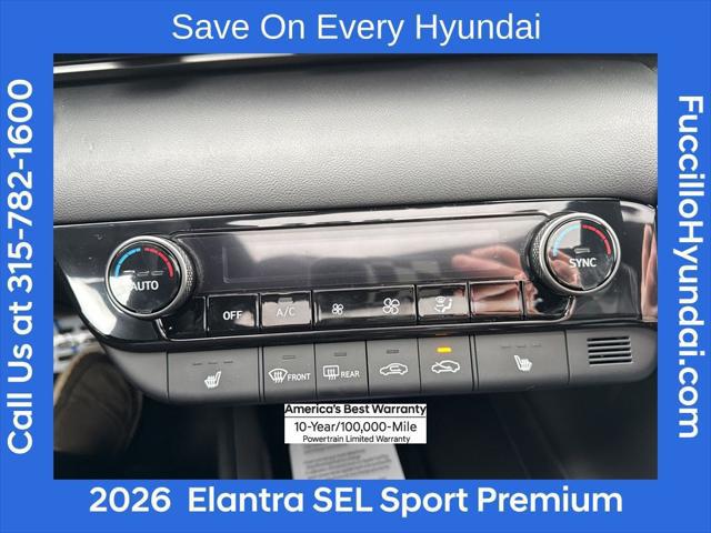 2026 Hyundai Elantra SEL Sport Premium