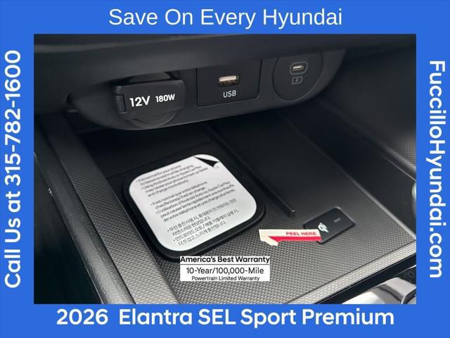 2026 Hyundai Elantra SEL Sport Premium