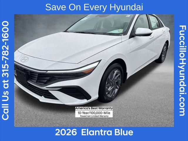 2026 Hyundai Elantra Hybrid Blue for sale in WATERTOWN, NY