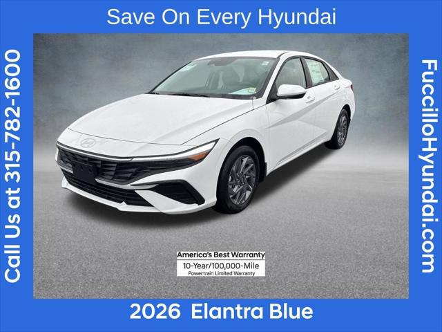 2026 Hyundai Elantra Hybrid Blue