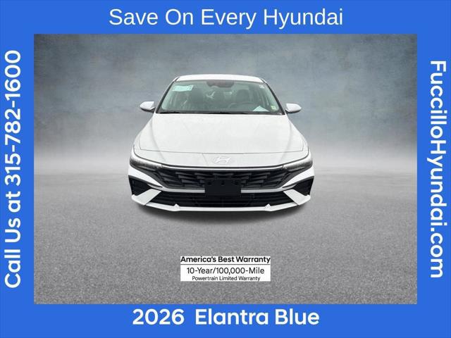 2026 Hyundai Elantra Hybrid Blue
