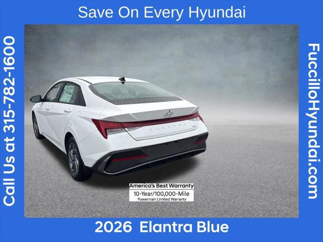 2026 Hyundai Elantra Hybrid Blue