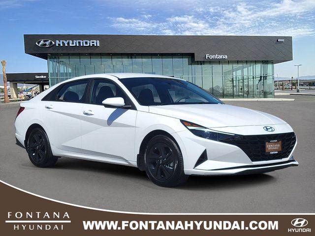 2023 Hyundai Elantra Hybrid Blue for sale in FONTANA, CA