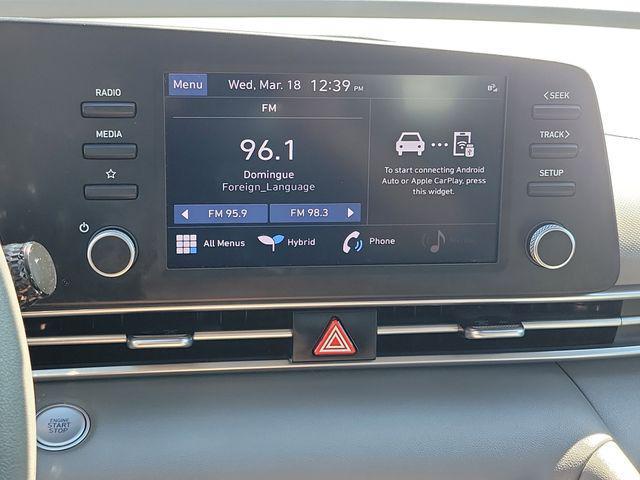 2023 Hyundai Elantra Hybrid Blue