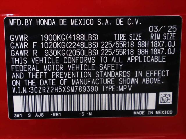 2025 Honda HR-V AWD Sport