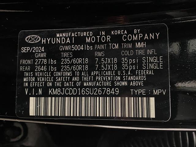 2025 Hyundai Tucson Hybrid SEL Convenience