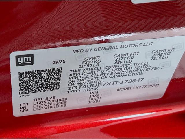 2026 GMC Sierra 3500HD Crew Cab, Long Bed, SLT Dual Rear Wheel, 4WD