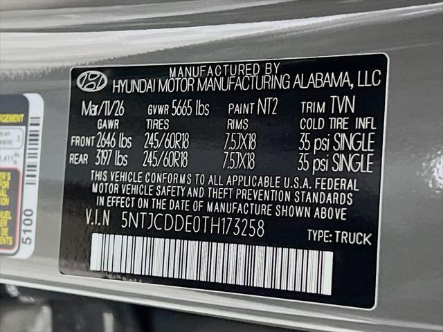 2026 Hyundai Santa Cruz SEL Activity