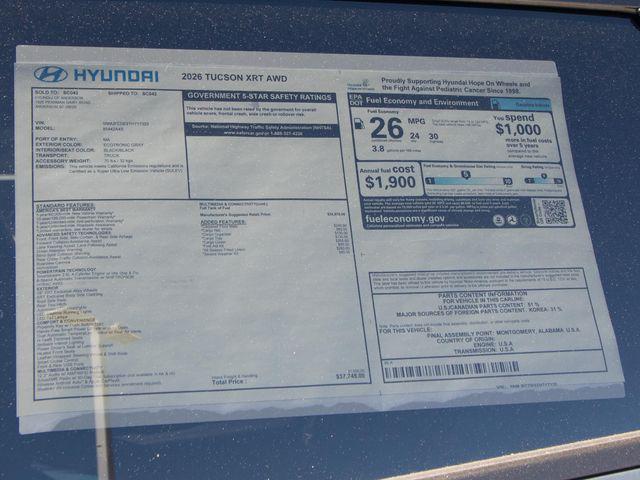 2026 Hyundai Tucson XRT