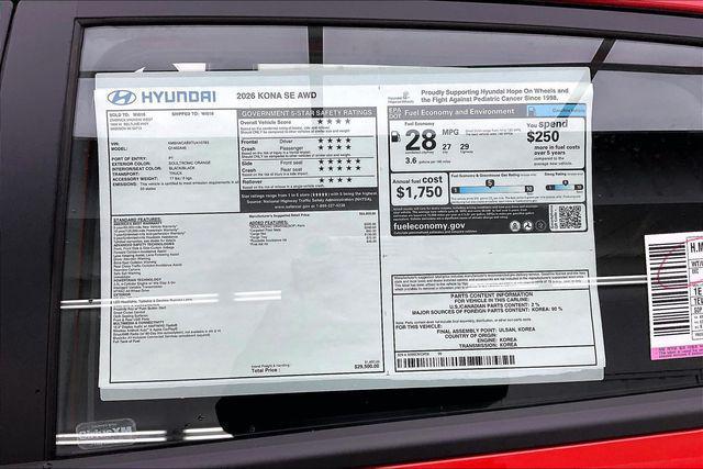 2026 Hyundai Kona SE