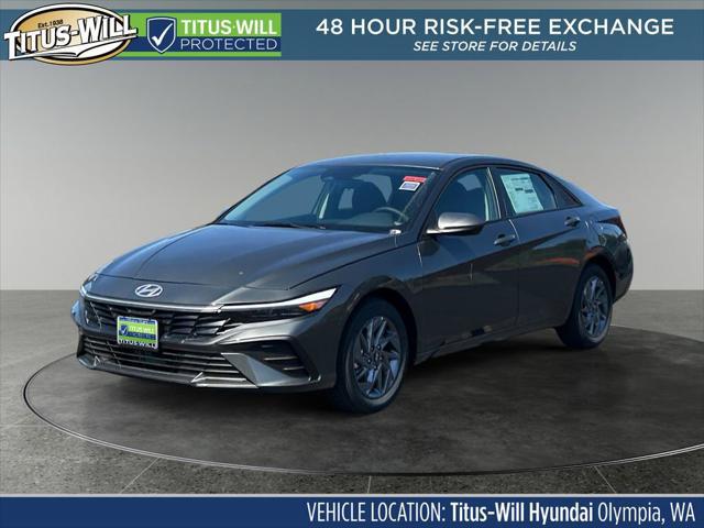 2026 Hyundai Elantra Hybrid Blue