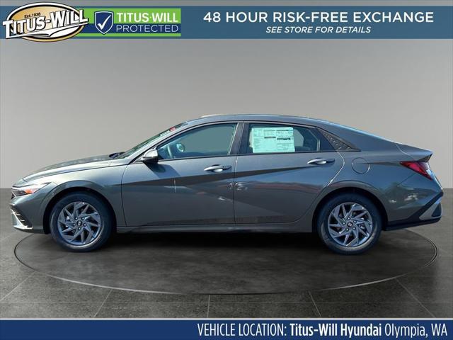 2026 Hyundai Elantra Hybrid Blue