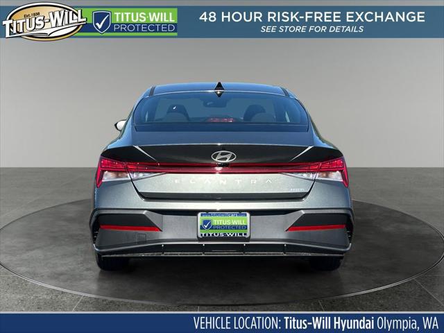 2026 Hyundai Elantra Hybrid Blue