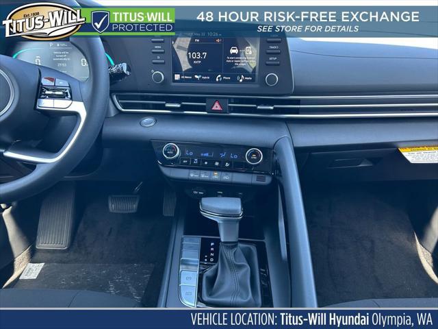 2026 Hyundai Elantra Hybrid Blue