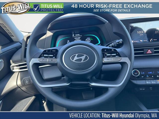 2026 Hyundai Elantra Hybrid Blue