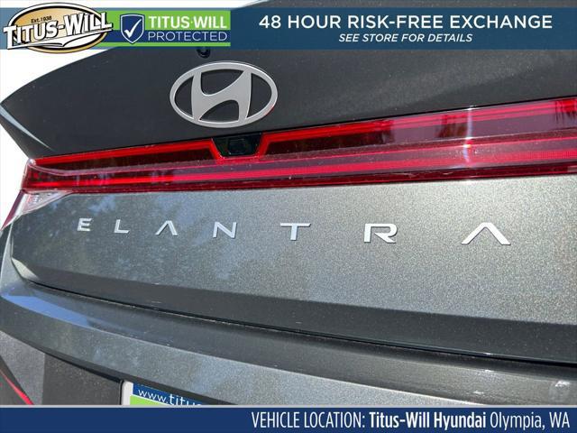 2026 Hyundai Elantra Hybrid Blue