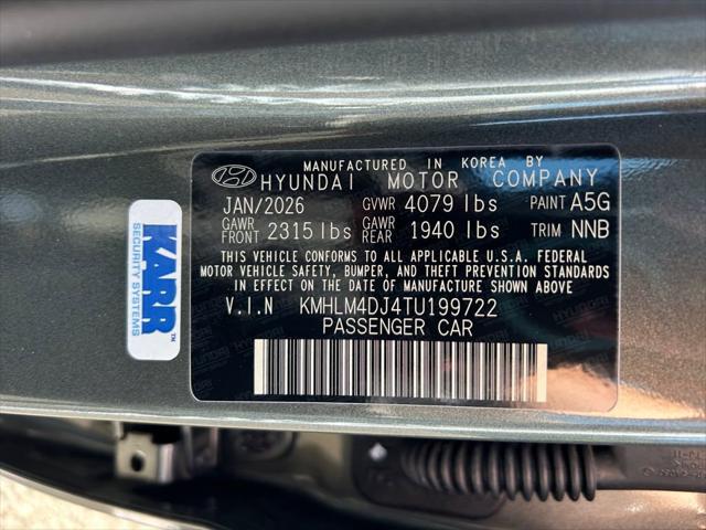 2026 Hyundai Elantra Hybrid Blue