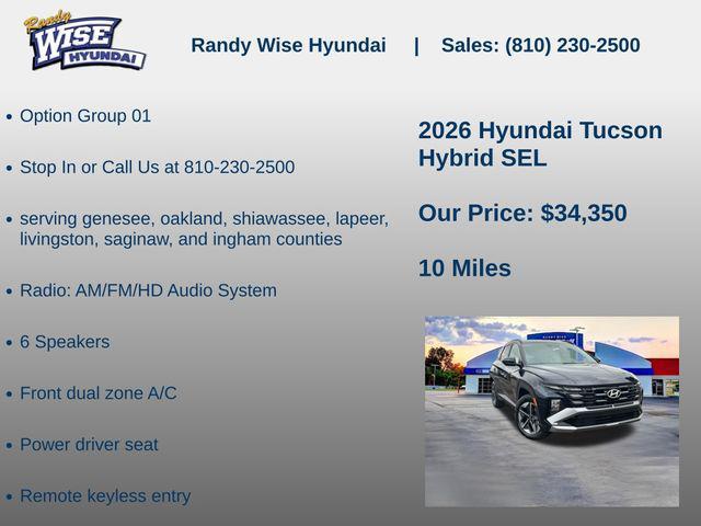 2026 Hyundai Tucson Hybrid SEL