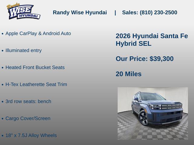 2026 Hyundai Santa Fe Hybrid SEL
