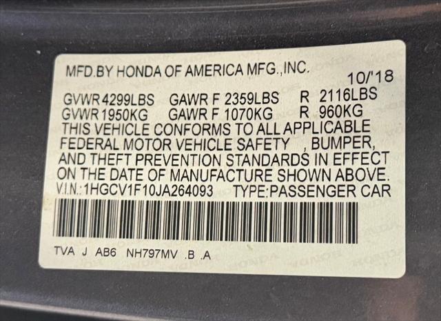 2018 Honda Accord LX