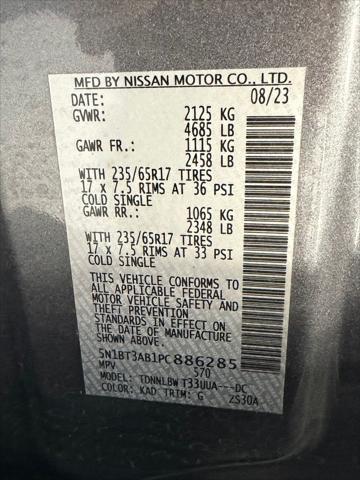 2023 Nissan Rogue S Intelligent AWD