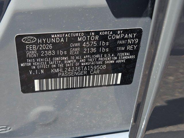2026 Hyundai Sonata Hybrid Blue
