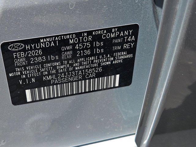 2026 Hyundai Sonata Hybrid Blue