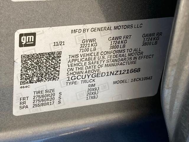 2022 Chevrolet Silverado 1500 4WD Crew Cab Short Bed LTZ