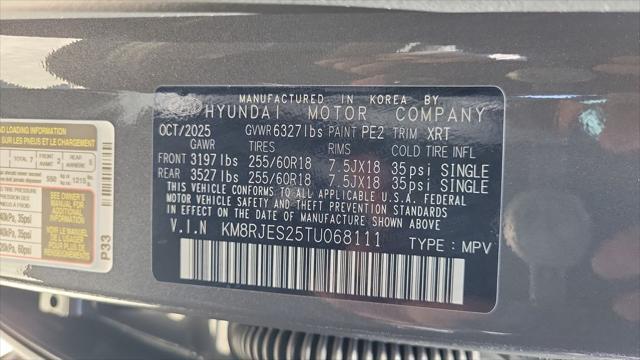 2026 Hyundai Palisade XRT Pro