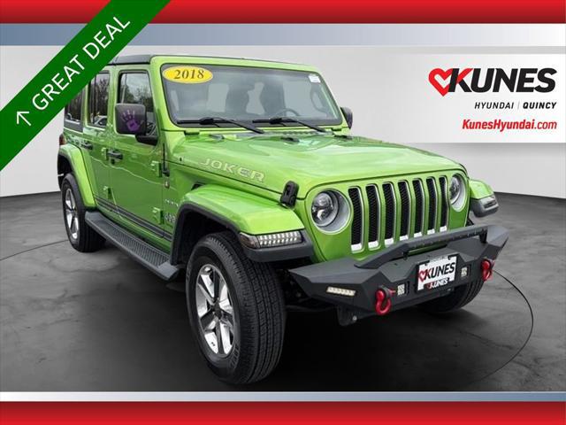 2018 Jeep Wrangler Unlimited Sahara 4x4 for sale in QUINCY, IL