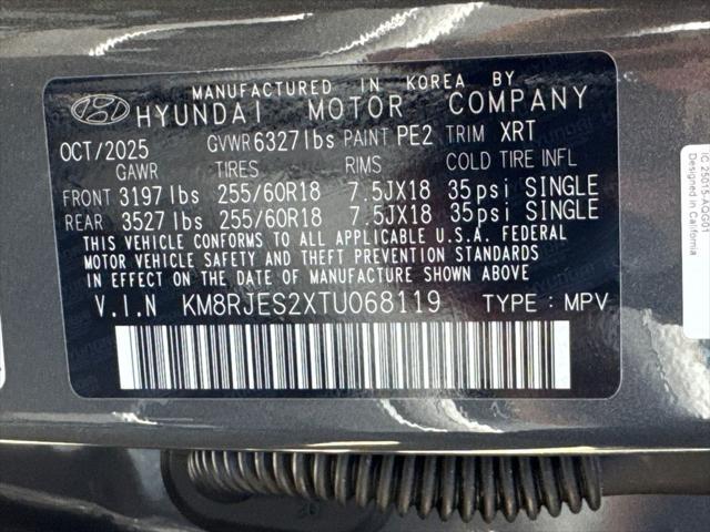 2026 Hyundai Palisade XRT Pro