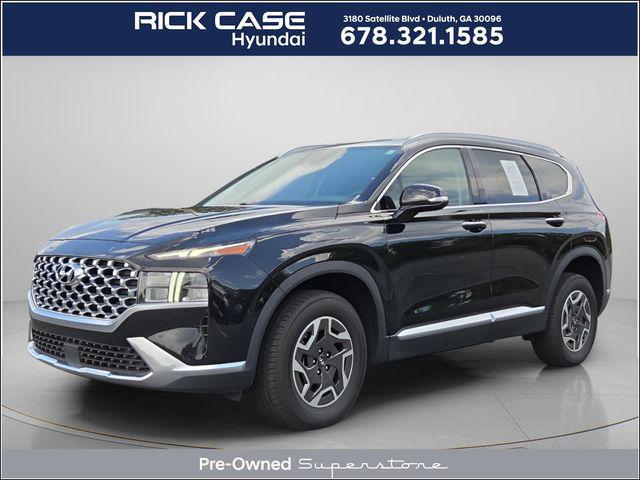 2023 Hyundai Santa Fe Hybrid Blue for sale in DULUTH, GA