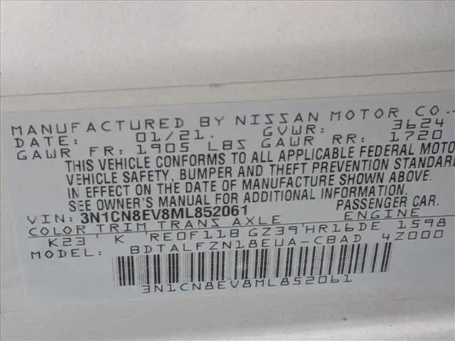 2021 Nissan Versa SV Xtronic CVT
