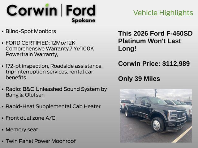 2026 Ford F-450 Platinum