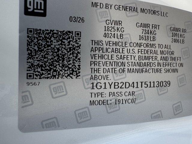 2026 Chevrolet Corvette Stingray Coupe, 2LT, RWD