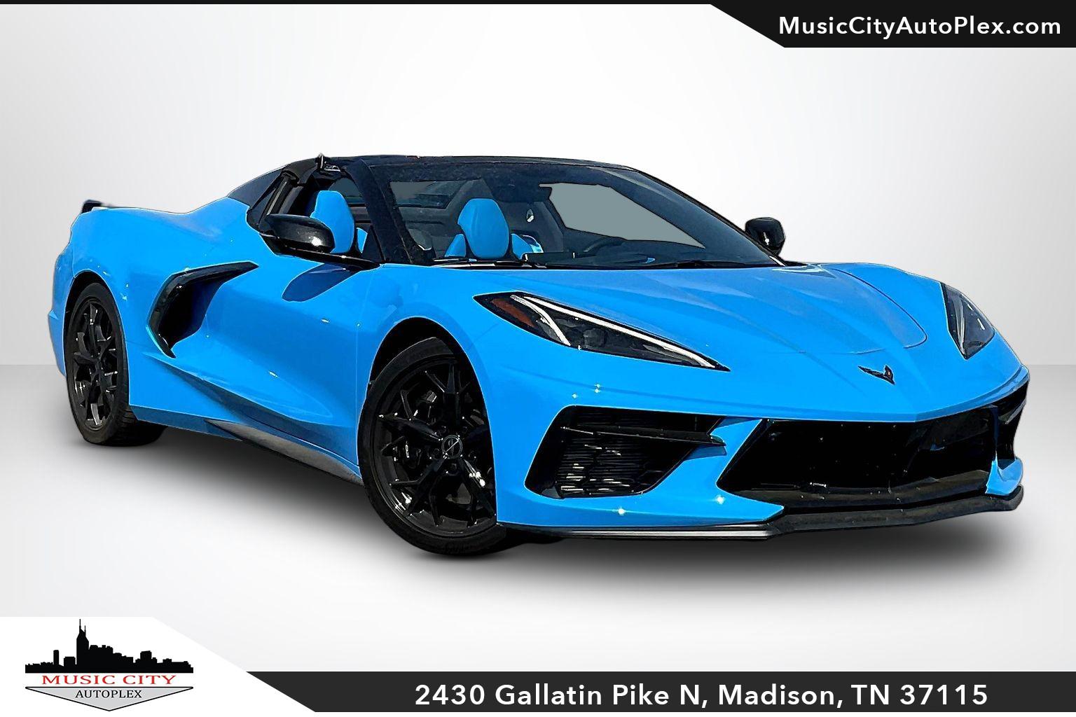 Rapid Blue 2022 Chevrolet Corvette Stingray 3LT Convertible RWD Convertible Rear-Wheel Drive Automatic