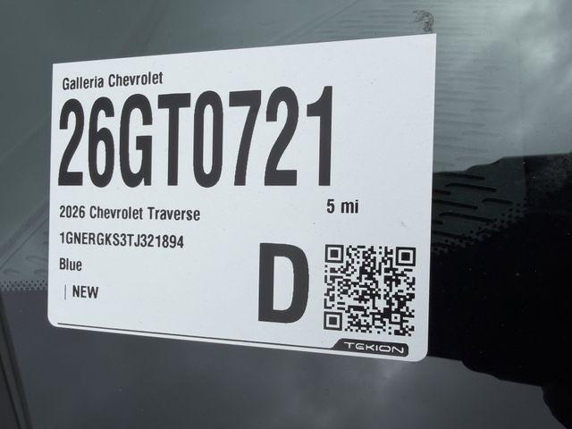 2026 Chevrolet Traverse FWD LT