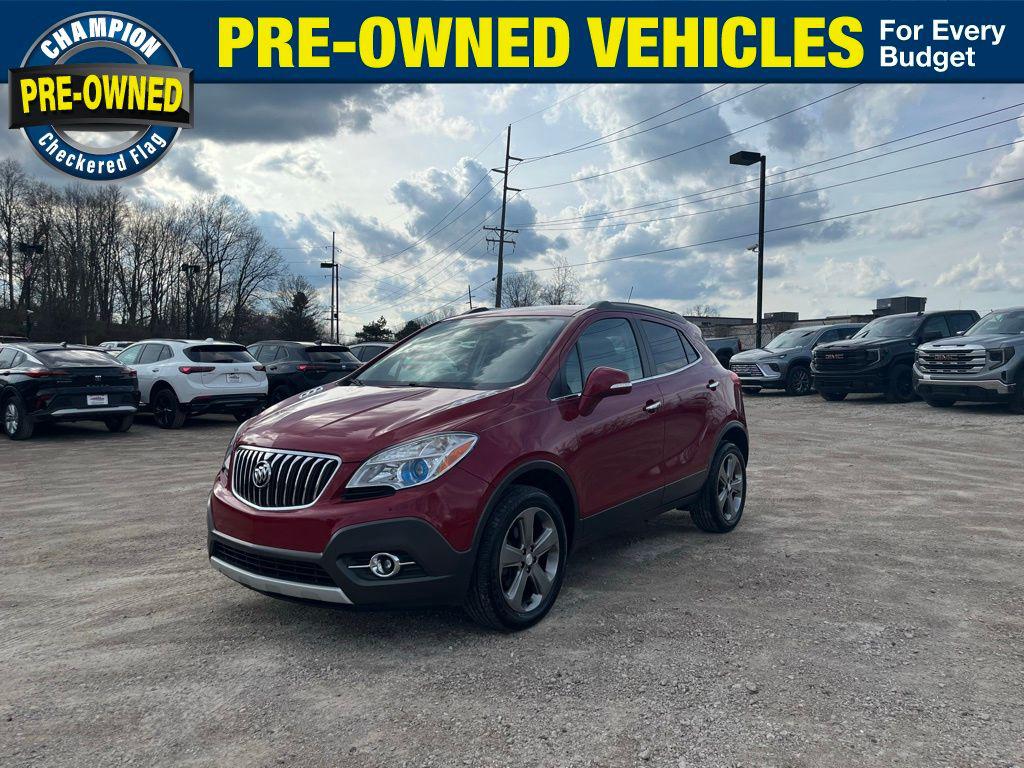 Ruby Red Metallic 2014 Buick Encore Leather AWD SUV / Crossover All-Wheel Drive Automatic