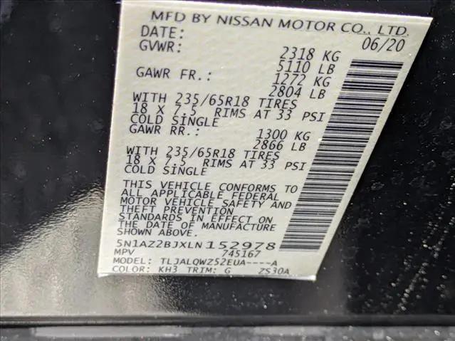 2020 Nissan Murano SV FWD